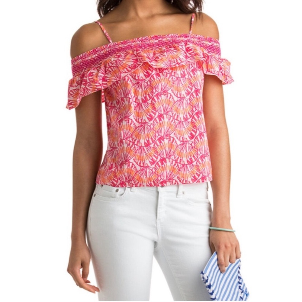 Vineyard Vines Shell off the Shoulder top